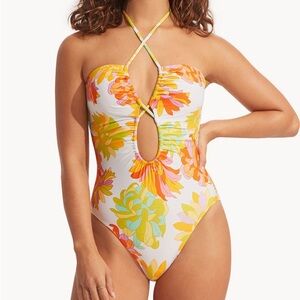 SEAFOLLY women’s Palm Springs Bandeau One Piece